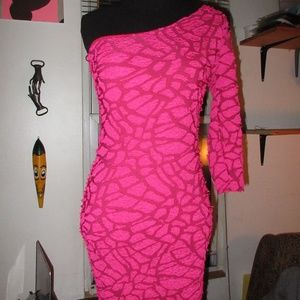 Pink Floral Cocktail / Party Dress ** Sexxy**